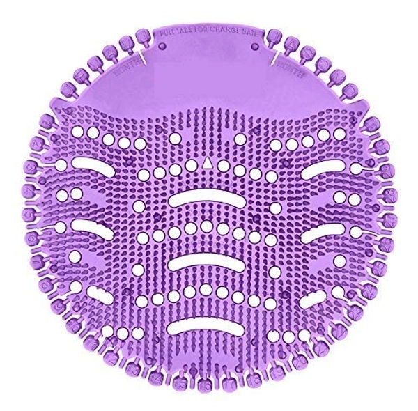 Shubh Luxmi 1310 Anti Splash Urinal Round Screen Mat (Multicoloured) - multi coloured, 140