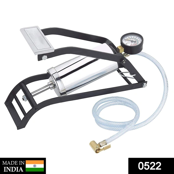 Shubh Luxmi 0522 Heavy Steel Body Foot Pump - multi coloured, 2450