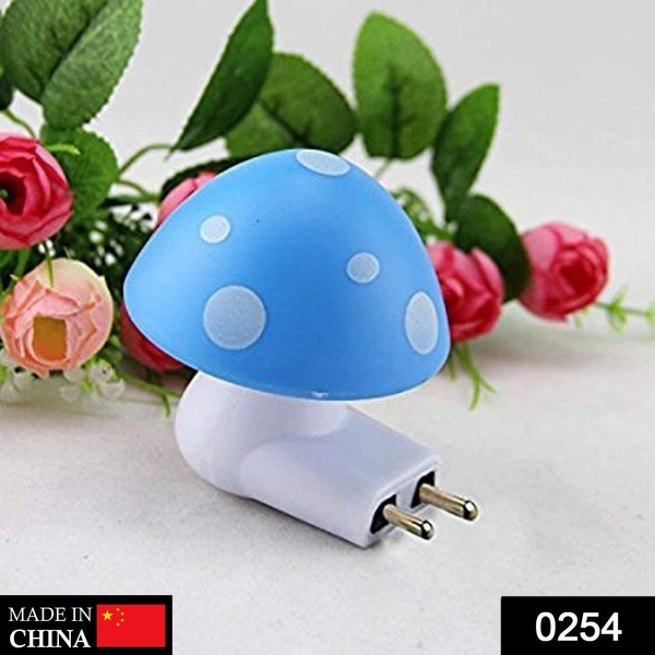 Shubh Luxmi 0254 Automatic Night Sensor Mushroom Lamp (0.2 watt, Multicolour) - multi coloured, 270