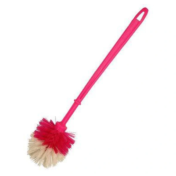 Shubh Luxmi 1293 Plastic Round Toilet Cleaner Brush - multi coloured, 756