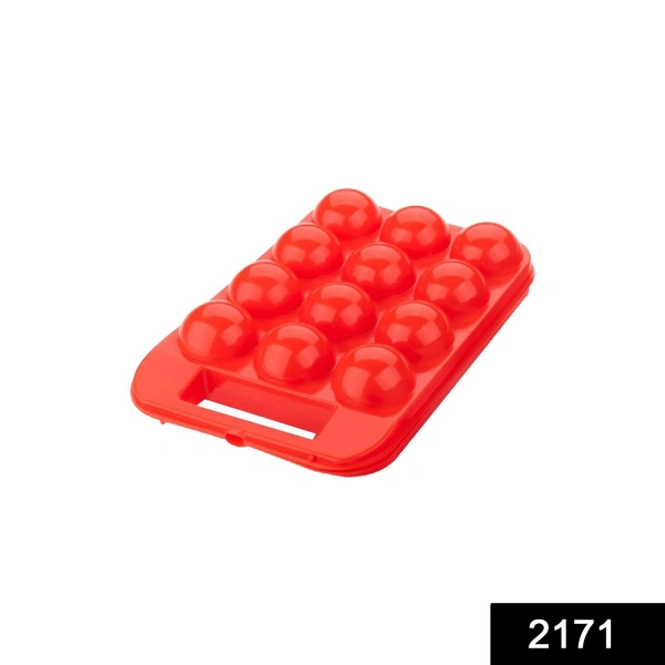 Shubh Luxmi 2171 Plastic Egg Carry Tray Holder Carrier Storage Box - multi coloured, 424
