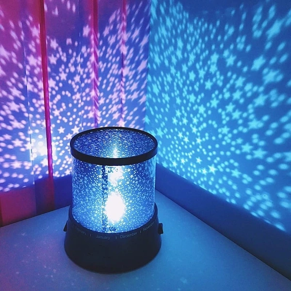 Shubh Luxmi 1233 Star Night Light Projector Lighting USB Lamp Led Projection LED Night - multi coloured, 290