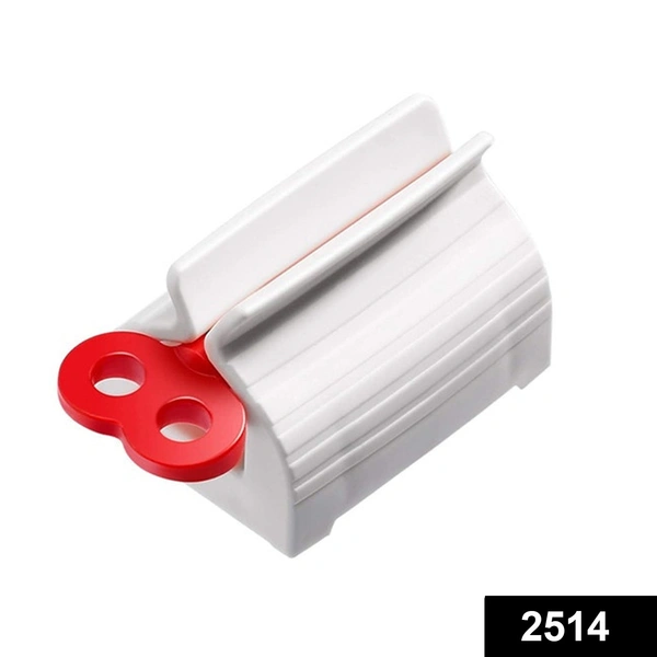 Shubh Luxmi 2514 Rolling Tube Toothpaste Squeezer Toothpaste Seat Holder Stand - multi coloured, 32