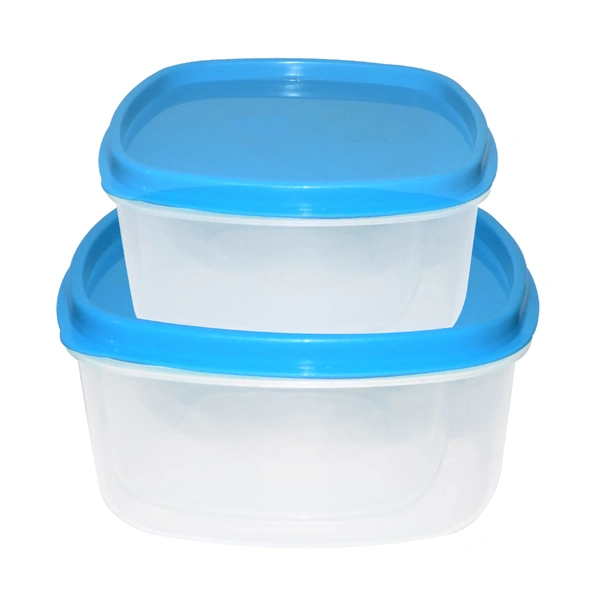 Shubh Luxmi 2196 Airtight Kitchen Storage Container for Multipurpose Use ( Set of 2) - multi coloured, 213