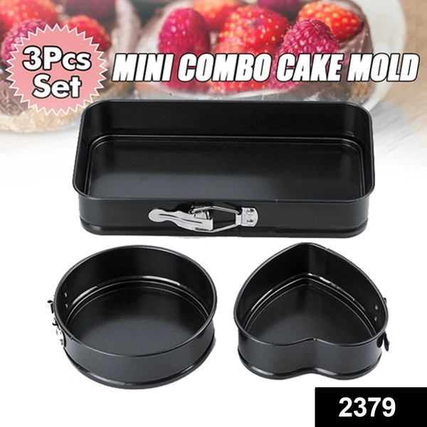 Shubh Luxmi 2379 Multiple Shape Metal Moulds for Baking Non-Stick Cake Tins - multi coloured, 480