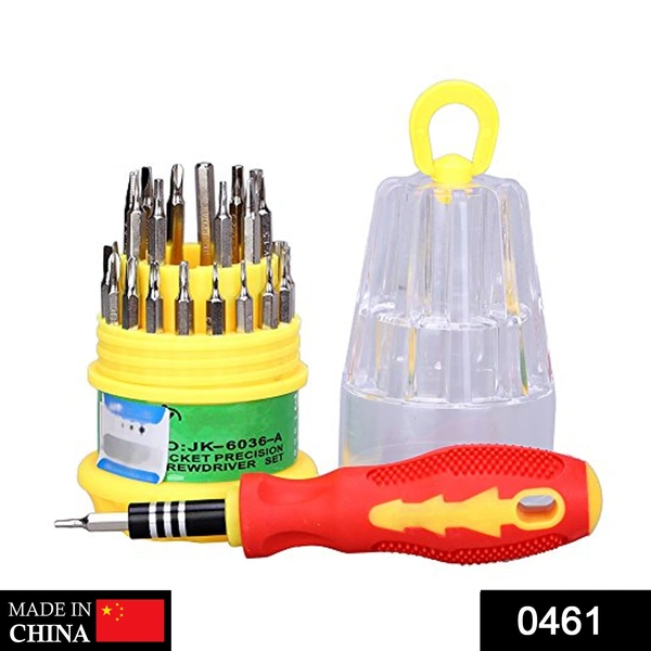 Shubh Luxmi 0461 Magnetic 31 in 1 Repairing Screw Driver Tool Set Kit - multi coloured, 152