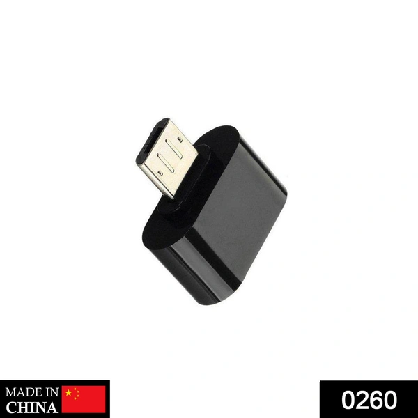 Shubh Luxmi 0260 Micro USB OTG to USB 2.0 (Android supported) - multi coloured, 10