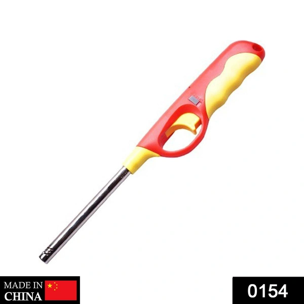 Shubh Luxmi 0154 Plastic Flame & Gas refillable Lighter (Multicolour) - multi coloured, 134