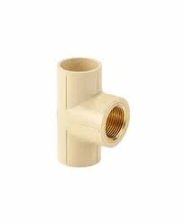 Paras Cpvc Brass tee - 1"x1/2"