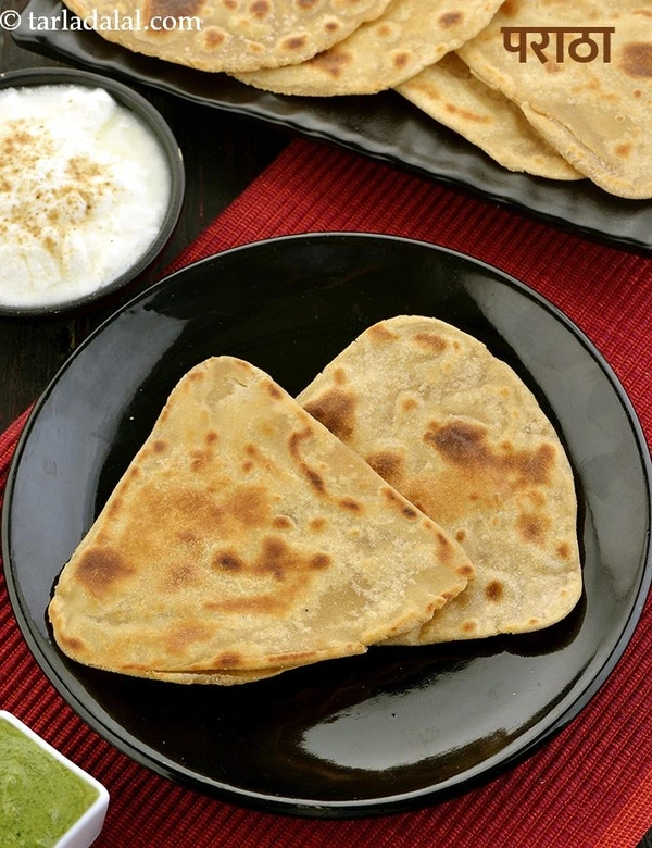सन फ्लावर रिफाइन तेल पराठा 5 पीस , सब्जी 
