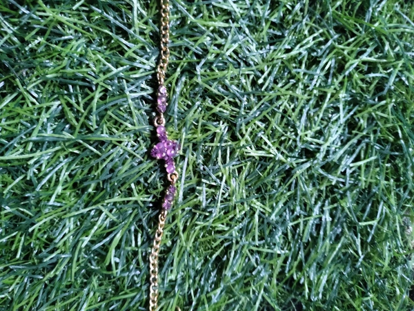 Bracelet Matte Stone - Electric Violet, Free