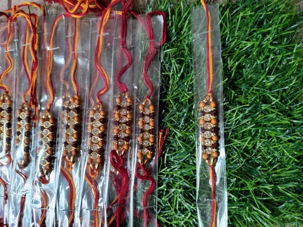 Beautiful Multi Colour Rakhi  - Free