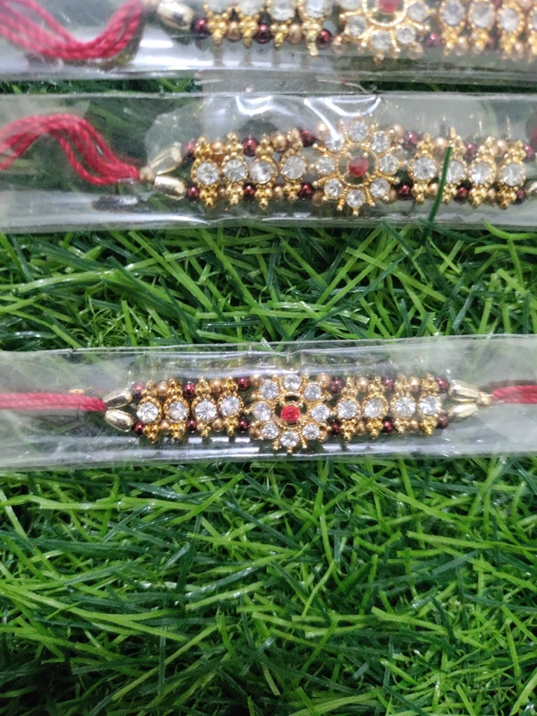 Rakhi With Metal Frame Work - Free