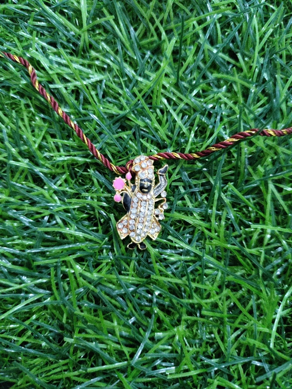 Krishna Ji Locket Type Rakhi - Free