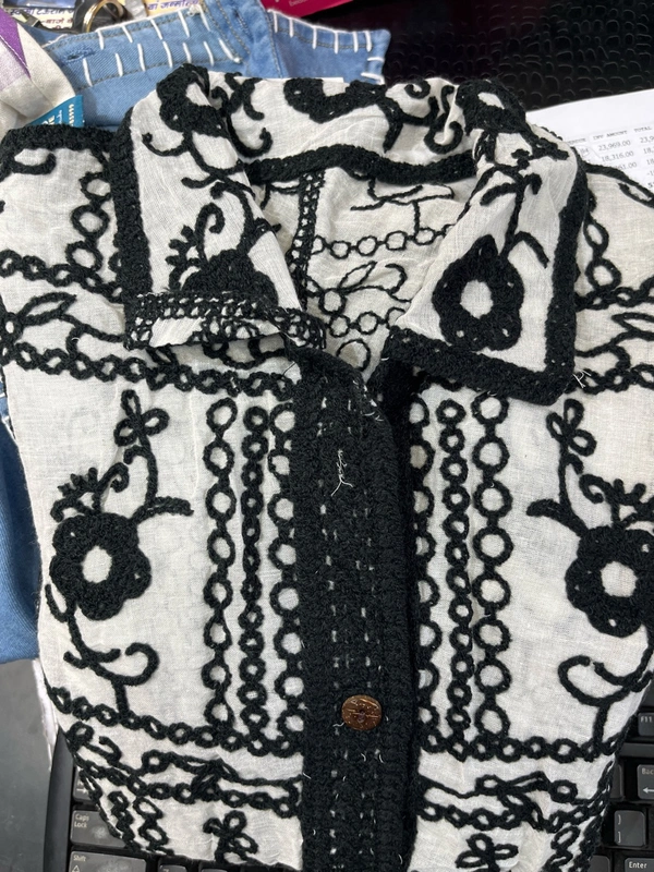 korean   Korean Black Croatia Top - Black, free Sized