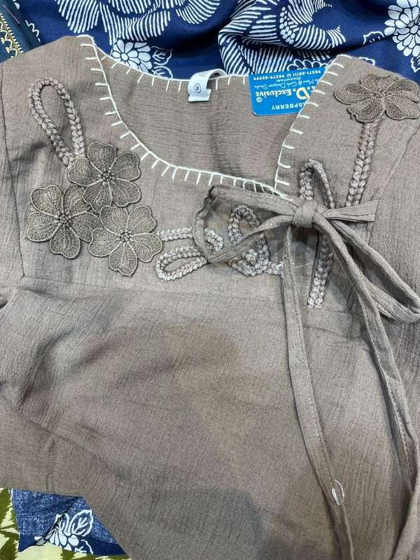 Hot 8 cotton Brown Top - Stonewall, L