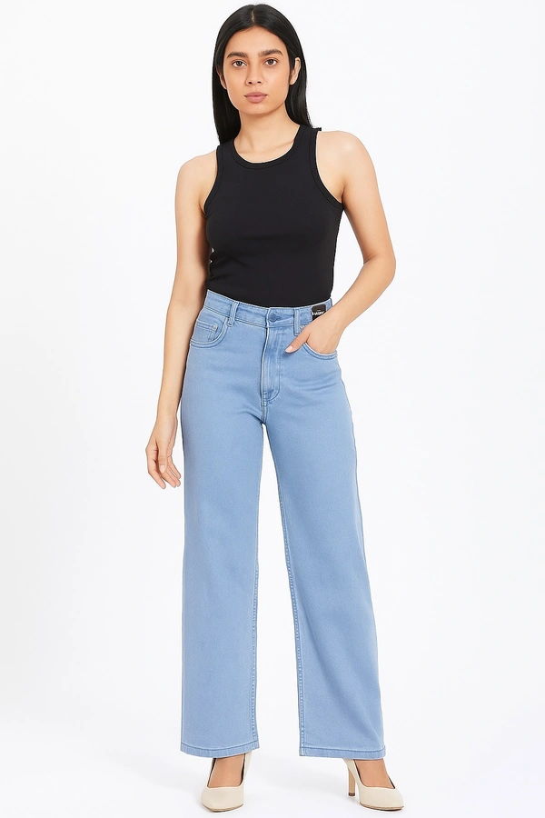 Limore Wide leg light blue jeans  - DX, 38