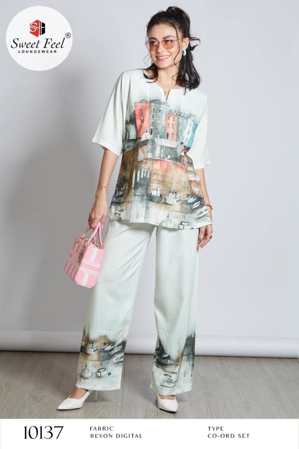 Sweet Feel Cord Set  - White, M