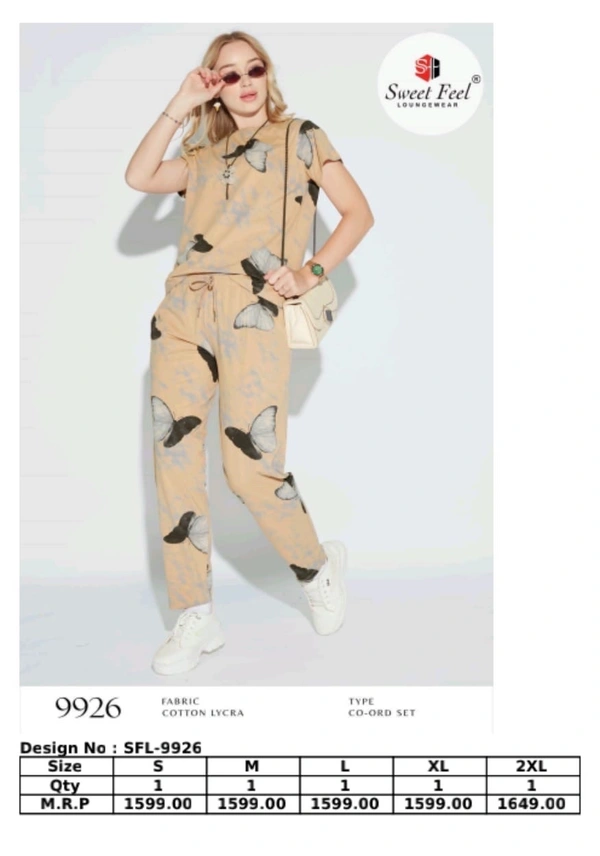 Sweet Feel Night Suit - Rodeo Dust, L