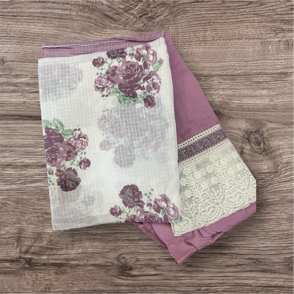 Raspberry   Primium cotton suit set - Lavender, XL