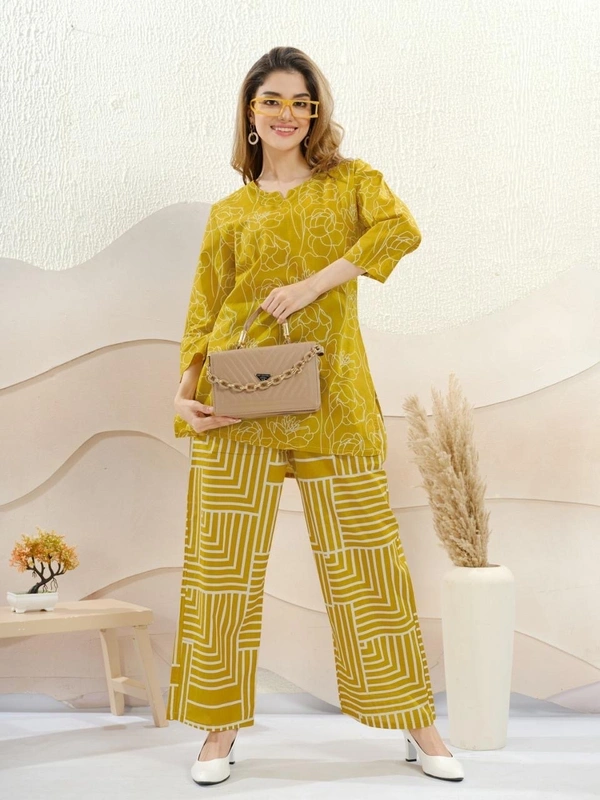 Night Floss Cotton Cord Set  - gold, L