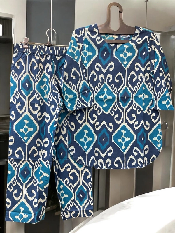 Raspberry  Cord Set  - blue print, M