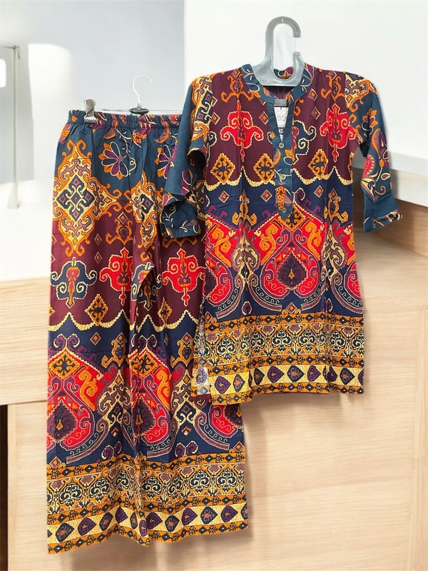 Printed Cord Set  - Carnaby Tan, M