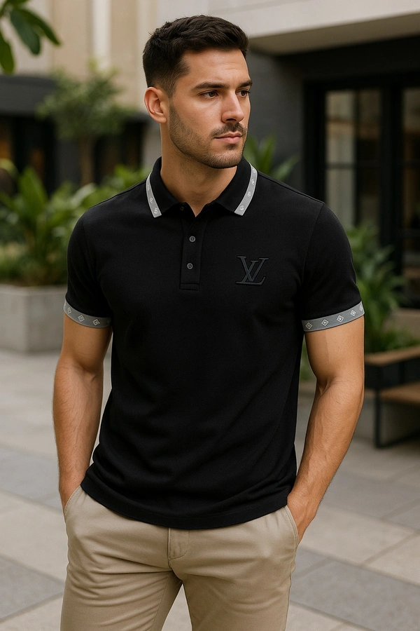 Imported Tshirt  - Black, XXL