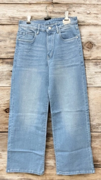 Limore Light Blue High-Rise Wide-Leg Jeans - stone, 32