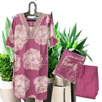 Raspberry  Elegant Wine Pink Kurta Set - Trendy Pink, M