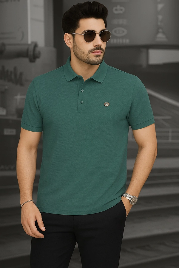 Imported Mint Green Polo Casual T-Shirt - mint green, M