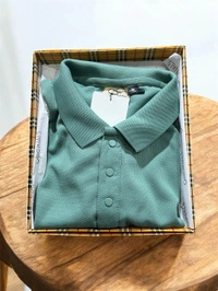 Imported Mint Green Polo Casual T-Shirt - mint green, M