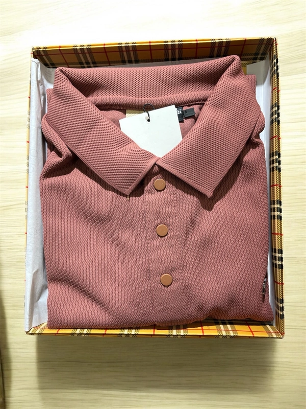 Imported Dusty Rose Premium Polo T-Shirt - Solid Pink, M