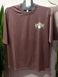 Imported Chill Monkey Brown Oversized Tee - Morocco Brown, L