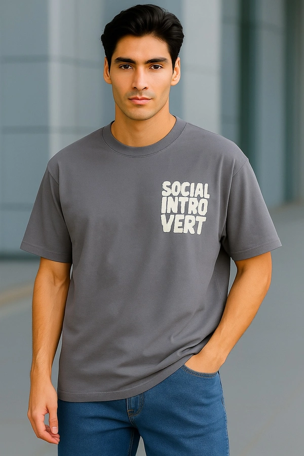 Imported ComfortZone Social Introvert Tee - Grey, S