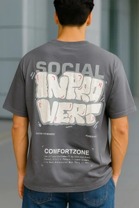 Imported ComfortZone Social Introvert Tee - Grey, S