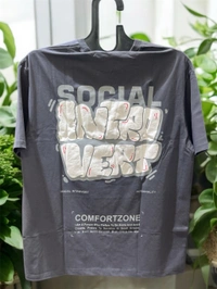 Imported ComfortZone Social Introvert Tee - Grey, S