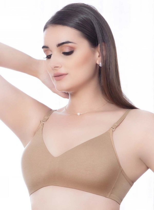 RIZA  Fillup Lightly Padded T-shirt Bra  - Nude, 32 B