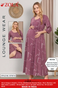 Zola “Zola Comfort Fit Maternity & Feeding Maxi Dress” - L, indigo blue