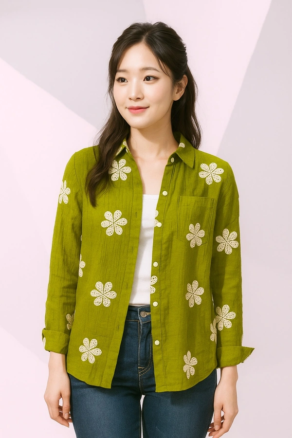 Kiwi Girl Elevate Your Workwear with the Trade Work Korean  Top - Free Size, Hot pink