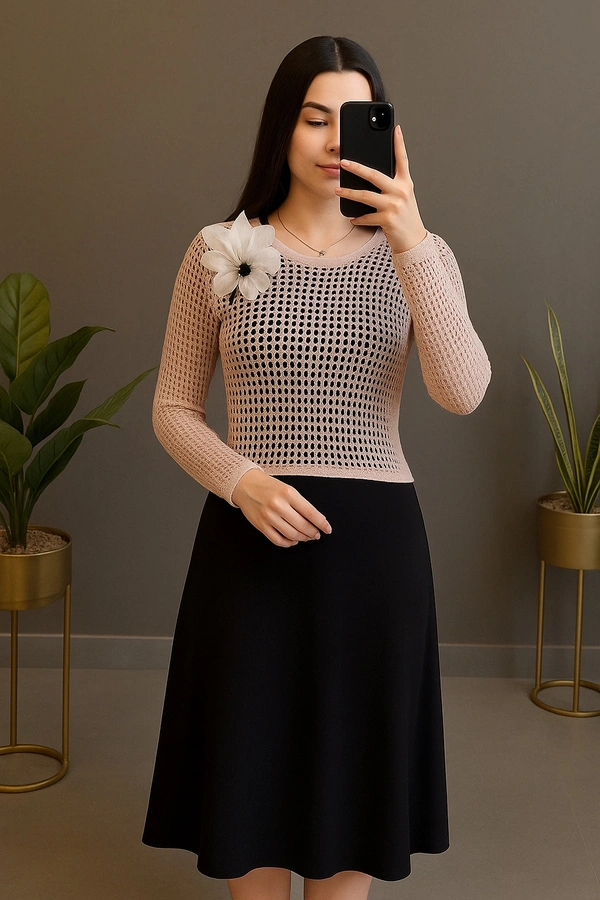 Me Billa Elegant Bloom Crochet Mid - L, Lavender blush
