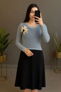 Me Billa Elegant Bloom Crochet Mid - L, Lavender blush
