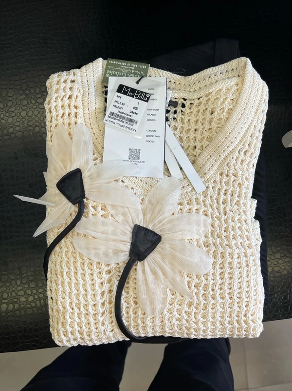 Me Billa Elegant Bloom Crochet Mid - L, Lavender blush
