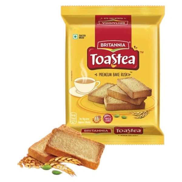 Britannia Toastea Premium Ba8ke Rusk  MRP 10 (64pc box)