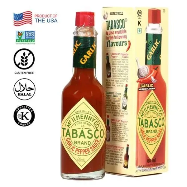 TABASCO GARLIC PEPPER SAUCE - 60ML