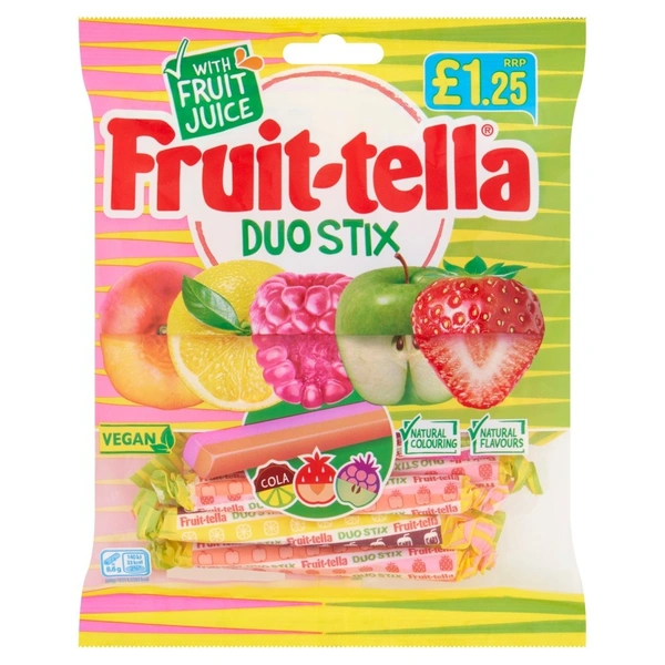 FRUIT-TELLA DUO STIX (POUCH) - 135GM