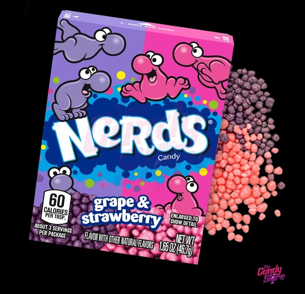 NERDS CANDY GRAPE & STRAWBERRY - 46.7GM