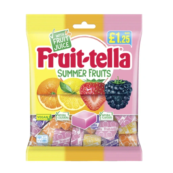 FRUIT-TELLA SUMMER FRUITS (POUCH) - 135GM