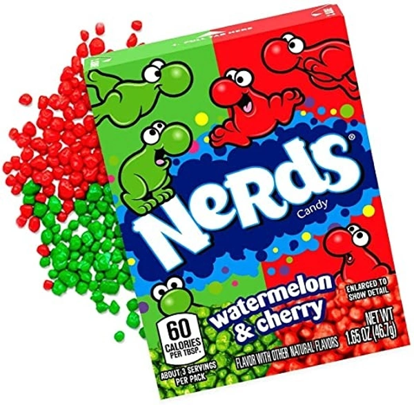 NERDS CANDY WATERMELON & CHERRY - 46.7GM