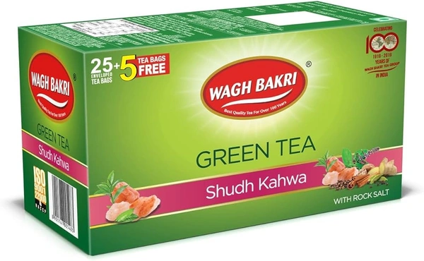 WAGH BAKRI GRN TEA SHUDH KAHWA - 25N